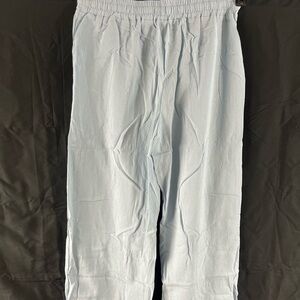 Wide Leg Pants Elastic Waist Casual Lounge Pants Women’s